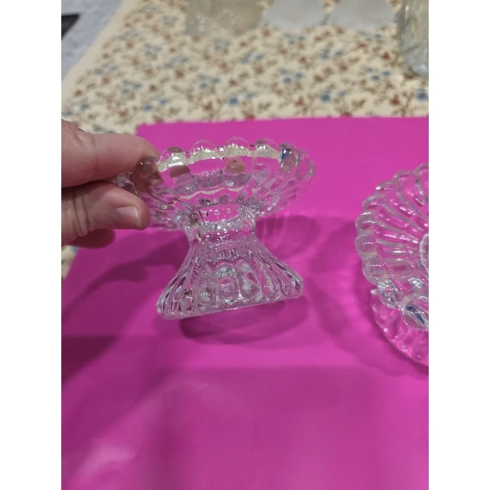 Glass Candle Holders Set Assorted Styles Vases Votive Holders Decor MCM